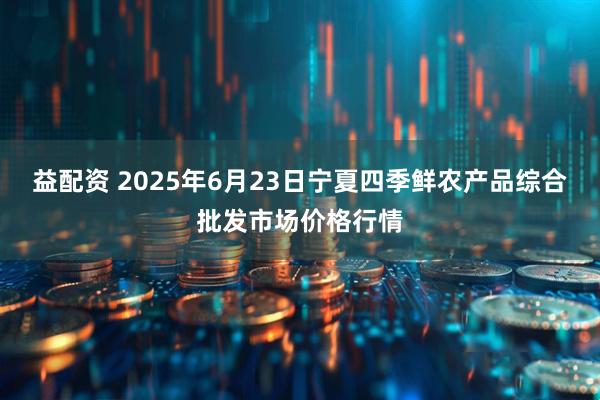 益配资 2025年6月23日宁夏四季鲜农产品综合批发市场价格行情
