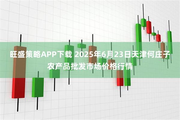 旺盛策略APP下载 2025年6月23日天津何庄子农产品批发市场价格行情